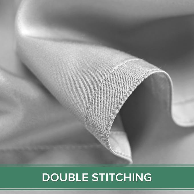 Pure Bamboo Full Sheets, Genuine 100% Organic Viscose Derived from Bamboo Bed - Image 8