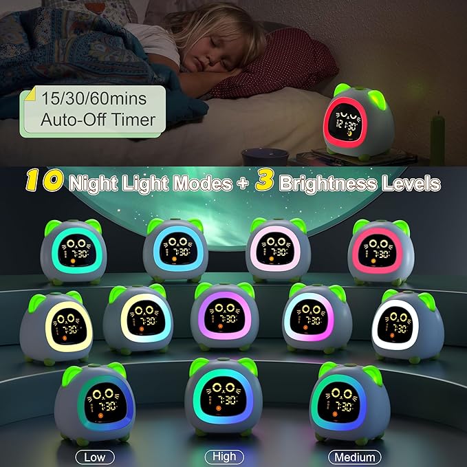 ANALOI Alarm Clock for Kids, Ok to Wake Clock for Kids - Image 5