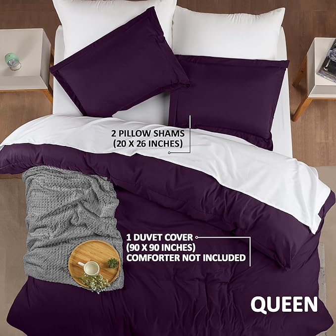 Utopia Bedding Duvet Cover Queen Size - Image 2