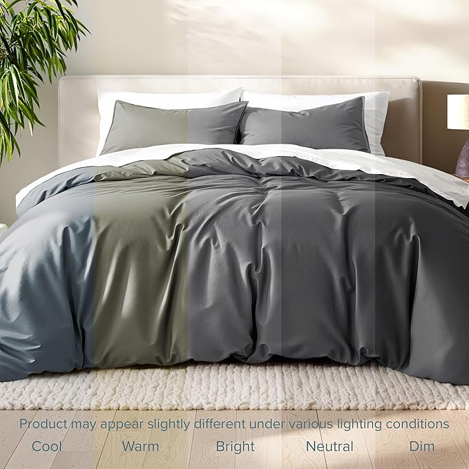 Bare Home Bedding Duvet Cover Oversized Queen Size - Image 8