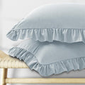 KKJIAF Ruffle Pillow Cases King Size Set of 2, Ruffled Pillow Covers by KKJIAF
