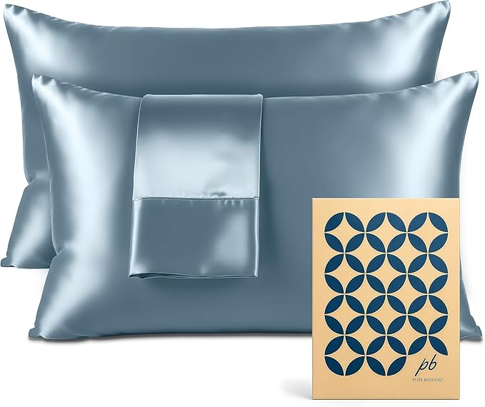 Pure Bedding Satin Pillowcase 2 Pack by PureBedding
