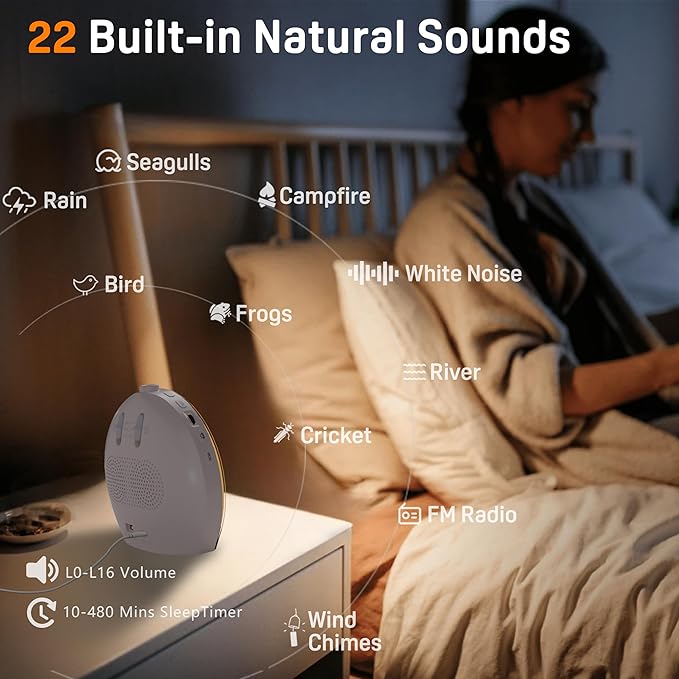 JALL Sunrise Alarm Clock for Bedrooms - Image 3