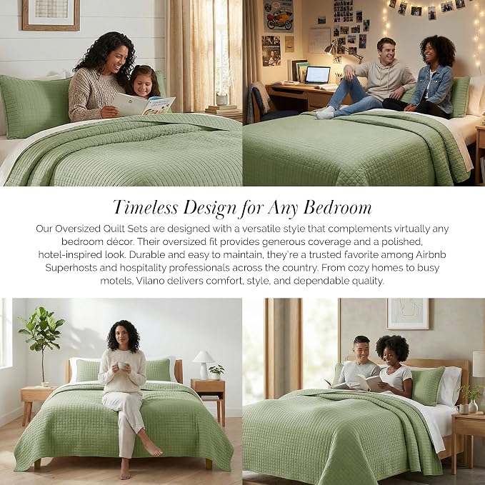 Southshore Fine Living, Inc. Quilts, Queen Size Set, Pet Hair Resistant Bedding - Image 6