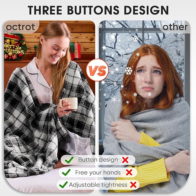 Black Heated Blanket Electric Throw, 50X60 Heating Throw - Image 8