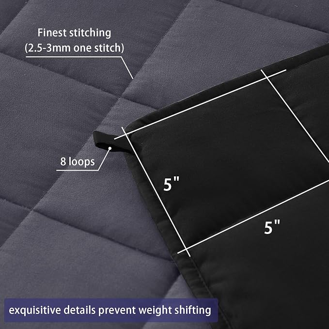 yescool Weighted Blanket for Adults Cooling Heavy Blanket for Sleeping Perfect - Image 7