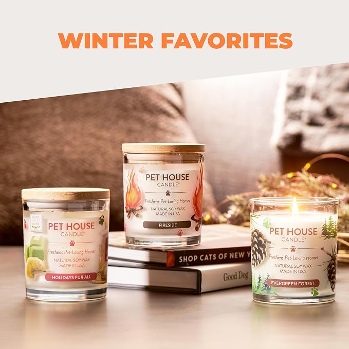 One Fur All Pet House Fall Candles, Long Lasting, Clean Burning, Soy Wax - Image 8