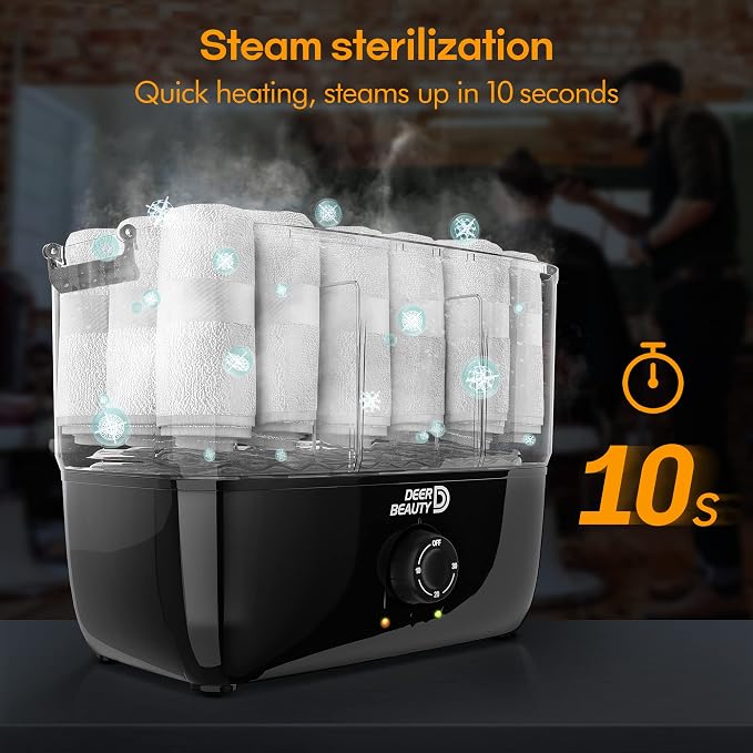 Towel Steamer-Hot Towel Warmer 600 W Tabletop Moist Towel Heater, Holds up to - Image 3