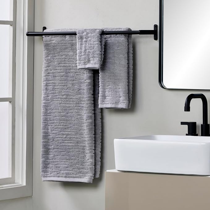 SKL Home CloudSoft 100% Cotton Luxury 6-Piece Towel Set, 600 GSM, Ultra Plush & - Image 5