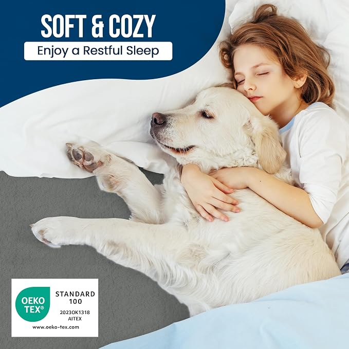 Queen Size Mattress Protector Waterproof, Premium 200 GSM Terry Mattress Cover - Image 5