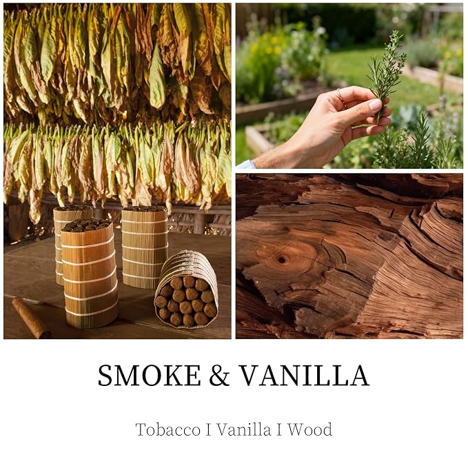 Smoke & Vanilla Candle, 7 oz Scented Candle - Image 3