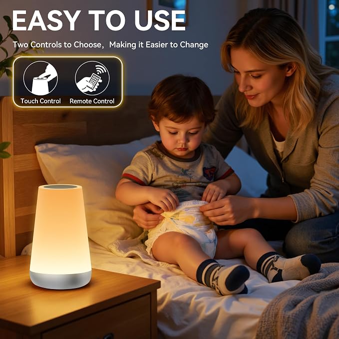 Auxmir Night Light for Kids Baby, 2500mAh13 RGB Colors & 5 Brightness, Portable - Image 4