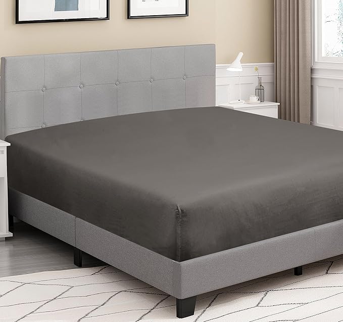 ROYALE LINENS 300 Thread Count 100% Long Staple Combed Cotton Fitted Sheet King - Image 4