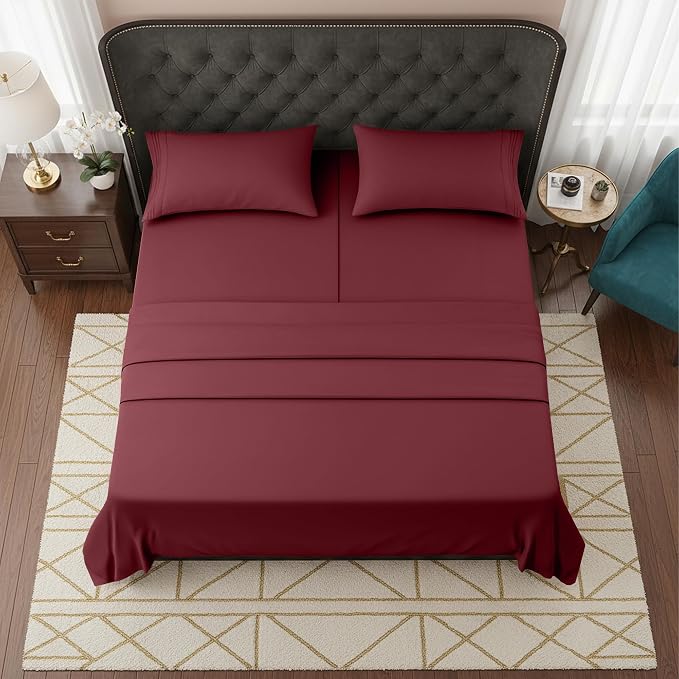 Elegant Comfort Luxurious 1500 Premium Hotel Quality Microfiber Three Line - Image 2