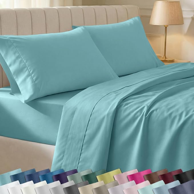 California Design Den Soft 100% Cotton Sheets Twin XL Size Set, 400 Thread by CaliforniaDesignDen