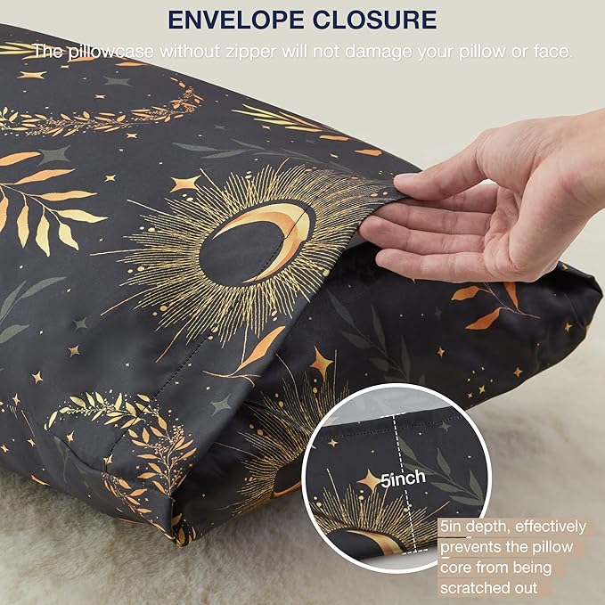 EXQ Home Satin Pillowcase for Hair and Skin Queen - Image 5