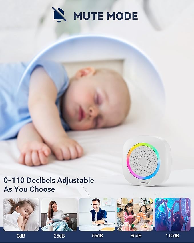 TECKNET Longest 1300 Feet Wireless Doorbell - Image 6