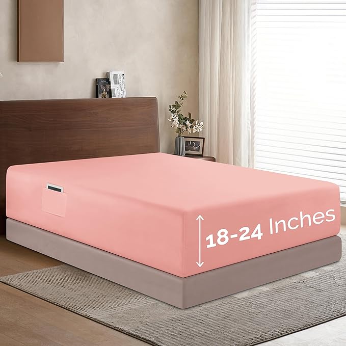 Elegant Comfort 1500 Premium Hotel Quality 18-24 Inches Deep by ELEGANTCOMFORT