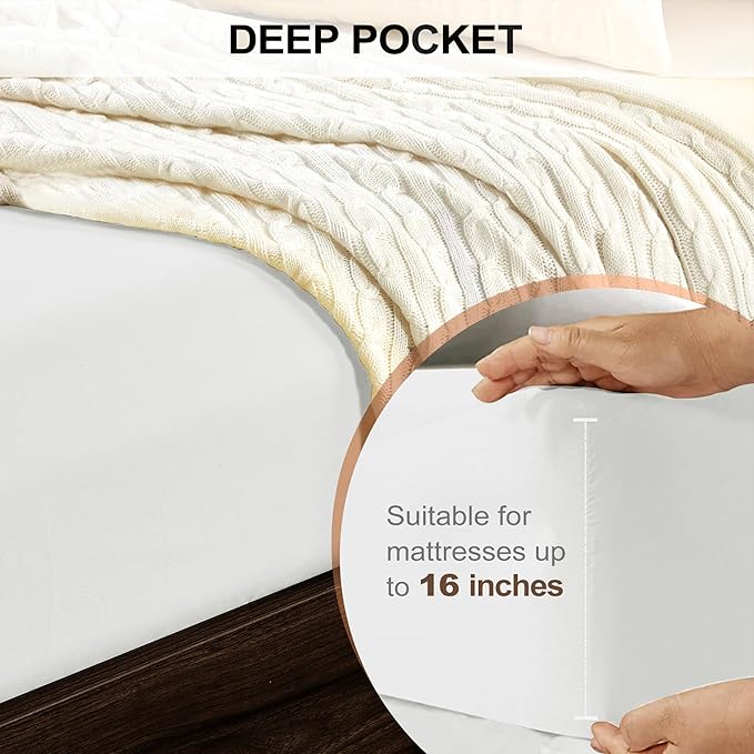 FreshCulture Queen Fitted Sheet - Image 4