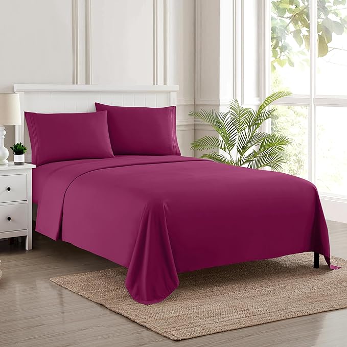 California King Sheet Sets by SweetHomeCollection