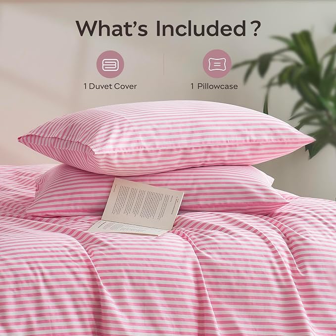 JELLYMONI Twin Duvet Cover Set, Cotton Duvet Cover 2 Pieces - Image 3