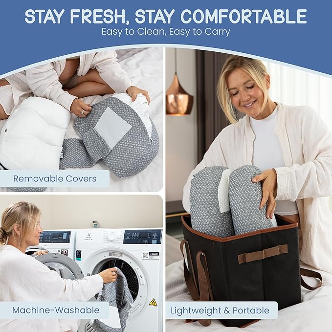 Plus Sized Pregnancy Pillow for Sleeping - Image 6