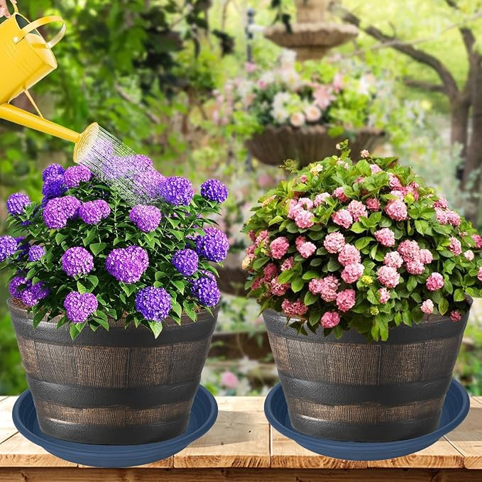 2 Pack of 22 inch Plant Saucer, Large Plant Tray, Heavy Sturdy Plant Drainage - Image 4