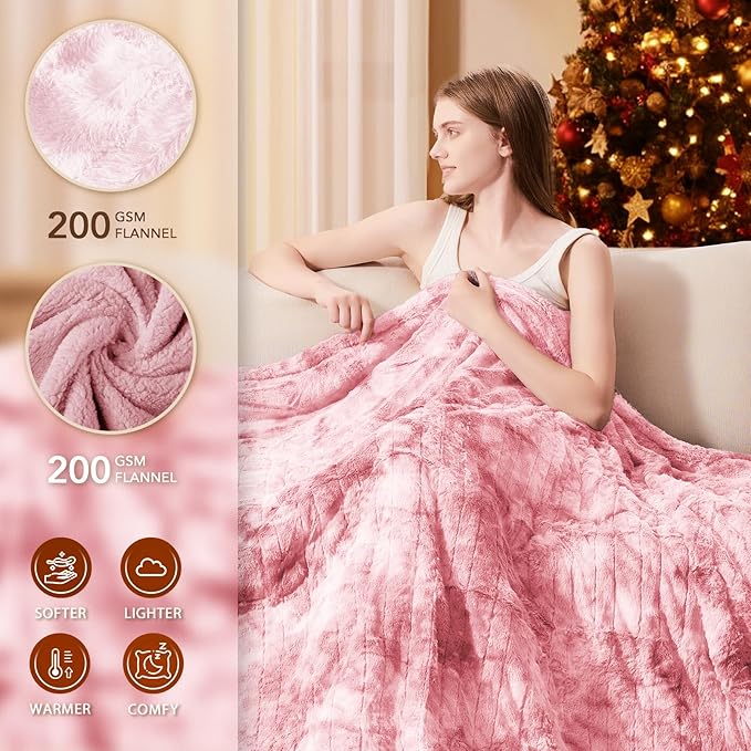 Homemate Electric Heated Blanket Queen Size - Image 2