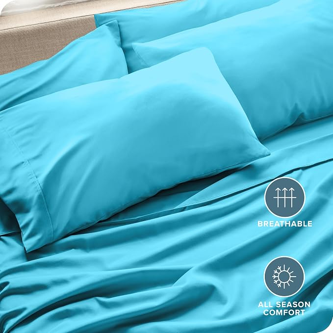 Bare Home Microfiber King Pillowcase Set of 4 - Image 5