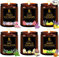 6 Pack Candles for Home Scented, Candles Gifts for Women Men, 42oz Soy Candle by DLDREAMYDEWLA