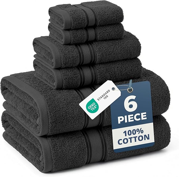 LANE LINEN Luxury Bath Towels Set by LaneLinen