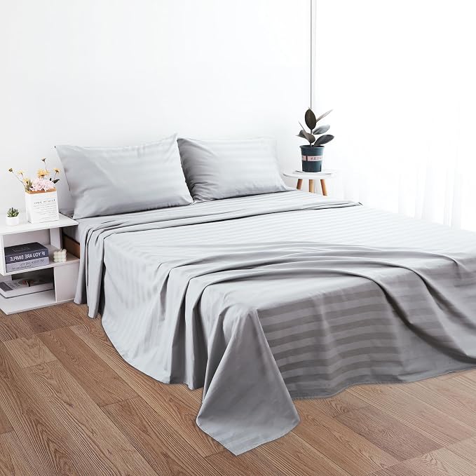 Cotton Queen Sheet Only, 600 Thread Count 100% Egyptian Cotton Top Sheet 1Pcs - Image 5