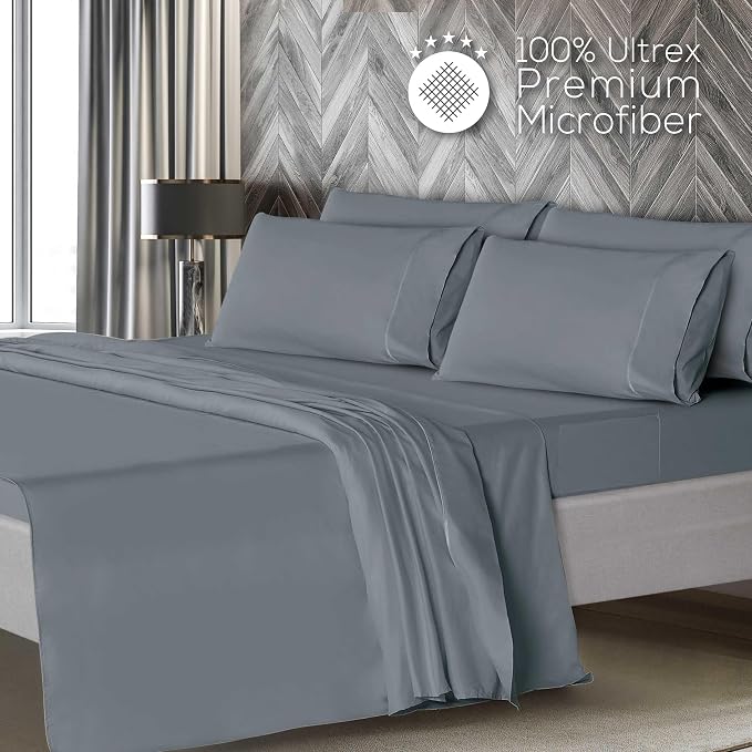 Mueller Luxury 6 Piece Queen Sheet Set - Image 3