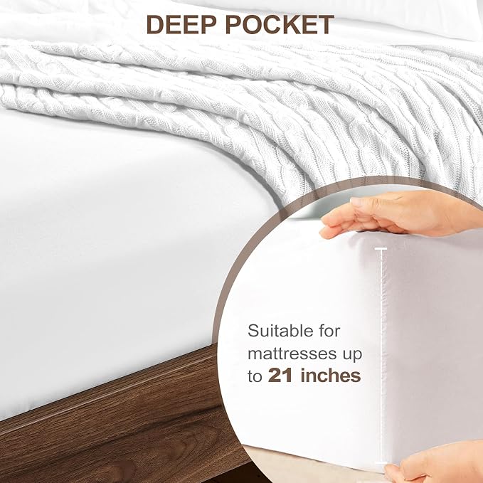 FreshCulture Twin XL Fitted Sheet Only - Image 4