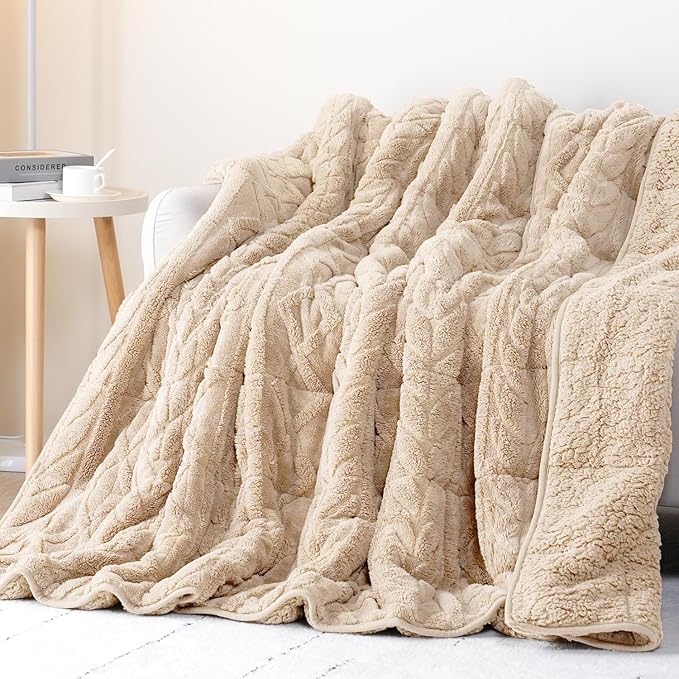 Cottonblue Jacquard Weighted Blanket 20 lbs by Cottonblue
