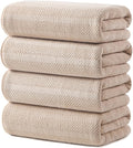 ecolook 4 Pack Microfiber Bath Towels, 31 x 63 inches Extra Large Bath Towel Set by Unknown