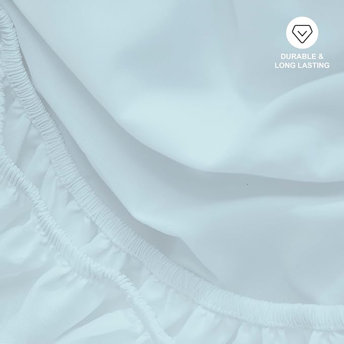 Hotella 100% Microfiber Twin Size Fitted Sheet Only, Ultra Soft Hotel Quality - Image 6