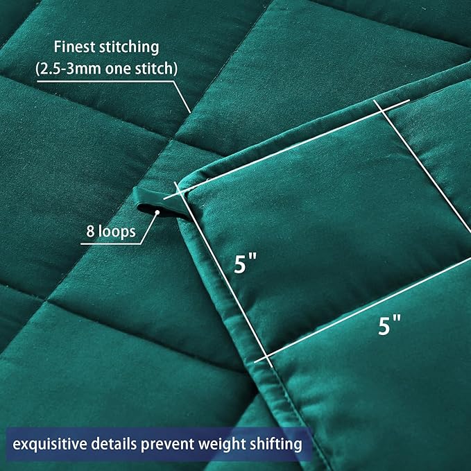 yescool Weighted Blanket for Adults Cooling Heavy Blanket for Sleeping Perfect - Image 4