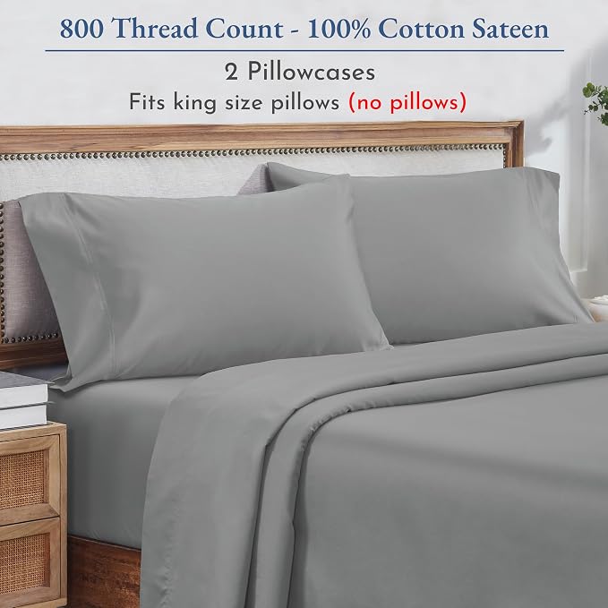 Heirloom Soft, Smooth & Thick Certified 800 Thread Count 100% Cotton Sateen - Image 4