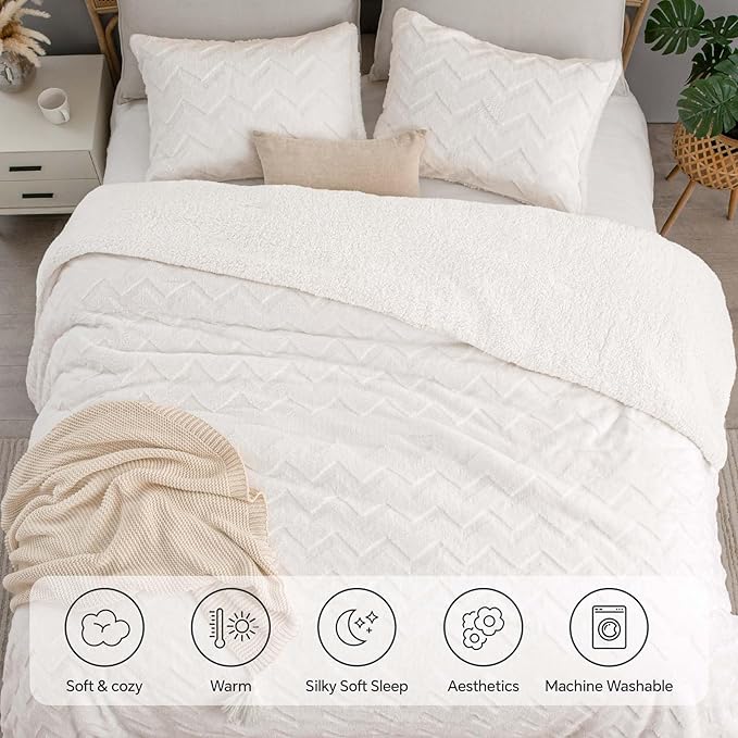 BEDELITE Fluffy Queen Comforter Set - Image 6