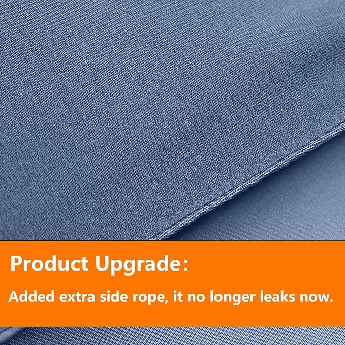 TAIMIT Slate Blue Twin Size Comforter Set - Image 3