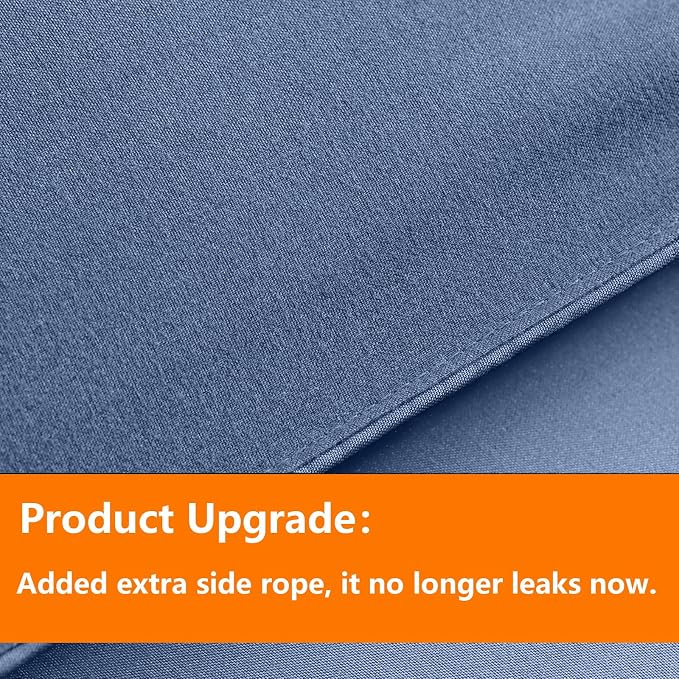 TAIMIT Slate Blue King Comforter Set - Image 3