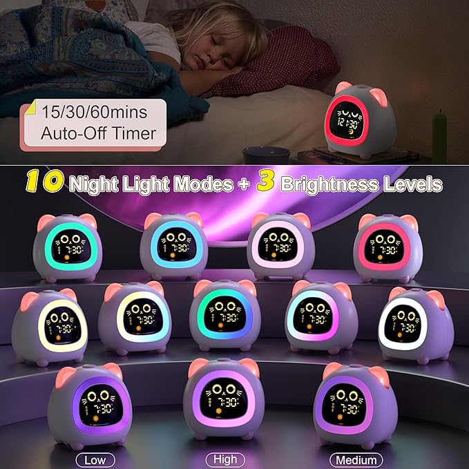 ANALOI Alarm Clock for Kids, Ok to Wake Clock for Kids - Image 5