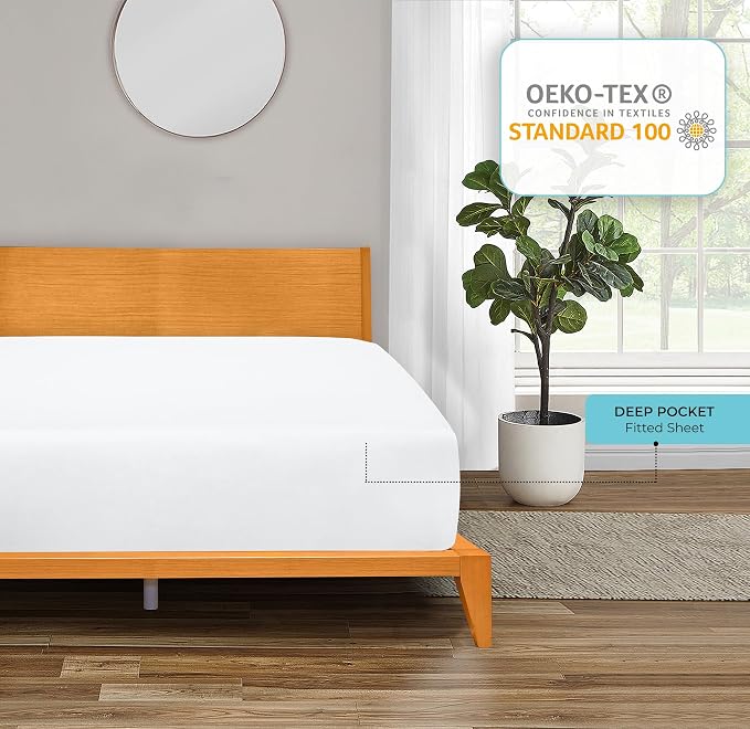 Royale Linens Fitted Sheet Full - Image 7