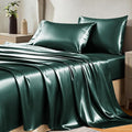 CozyLux Satin Sheets Queen Size Bed Set by CozyLux