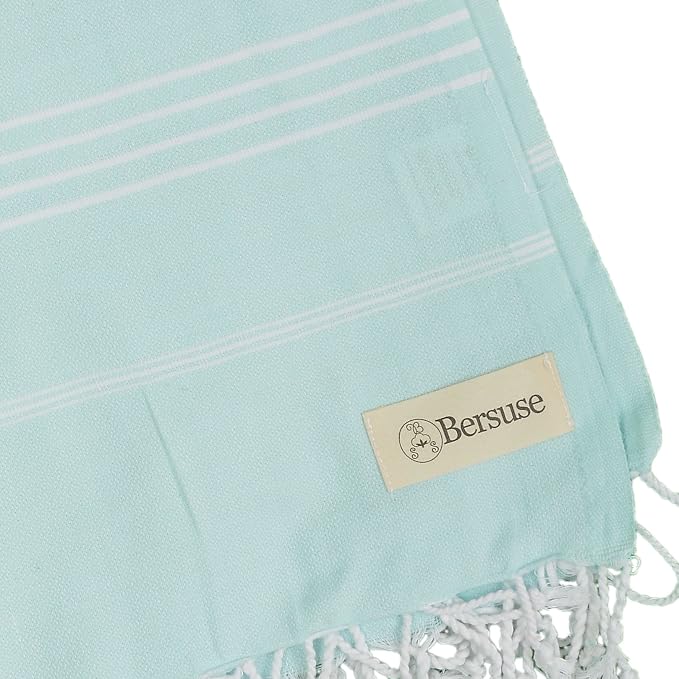 Bersuse Towels Anatolia XL Beach Blanket Throw Blanket Turkish Towel 100% - Image 6