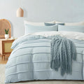 Oli Anderson Cornflower Blue Duvet Cover Queen Size by OliAnderson