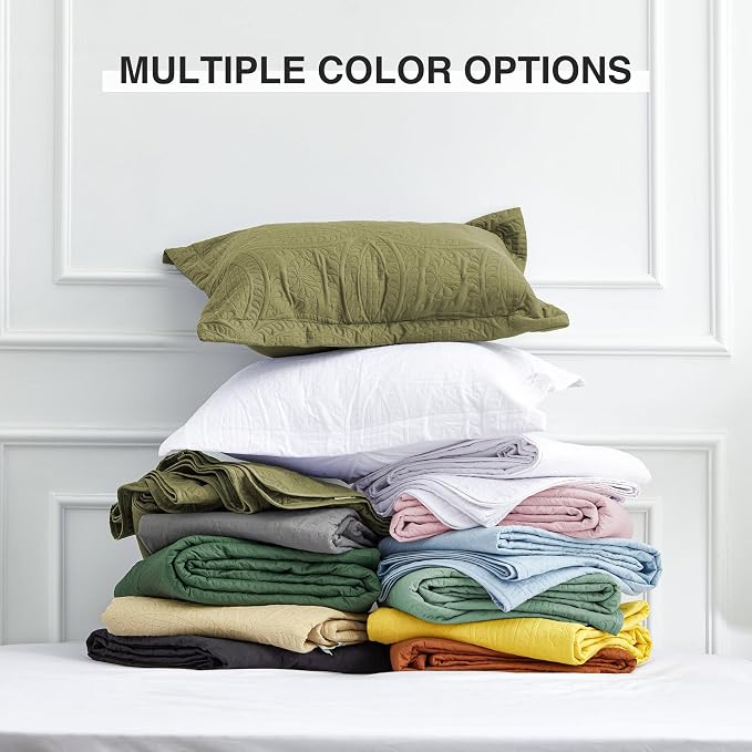 Love's cabin Oversized King Size Quilt Bedding Set Green Bedspreads - Image 8