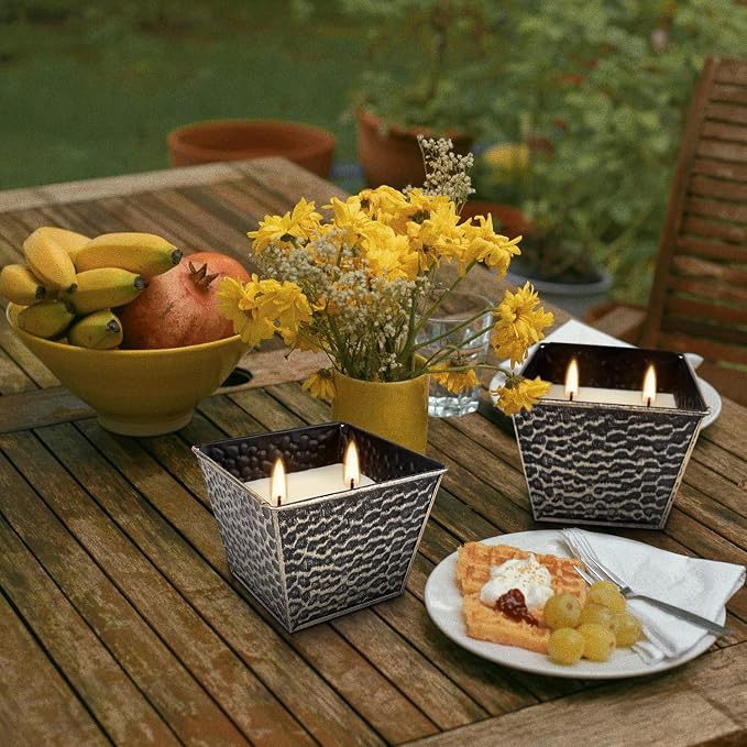 2Pcs Citronella Candles Outdoor Indoor-Large 12oz Scented 50H Long Lasting - Image 6