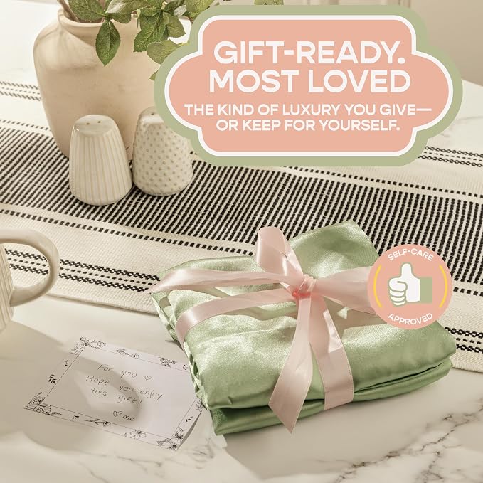 BLISSFORD Pink Satin Pillowcase - Image 5